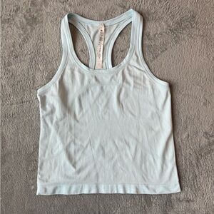 Lululemon Women's Swiftly Tech Racerback 2.0 Race Length Light Blue Size 6